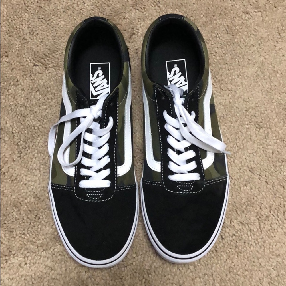 Camouflage Vans